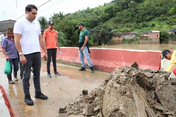 Prefeitura de Santana do Mundaú decreta situação de emergência em virtude das fortes chuvas