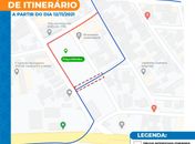 Ônibus com trajeto pela Praça Sinimbu terão itinerário modificado a partir de sexta (12)