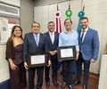 Deputado Inácio Loiola e empresário Sérgio Feitosa recebem Título de Cidadão de Maceió