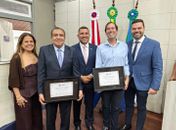 Deputado Inácio Loiola e empresário Sérgio Feitosa recebem Título de Cidadão de Maceió