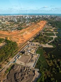 Região da mina da Braskem que corre o risco de colapso em Maceió
