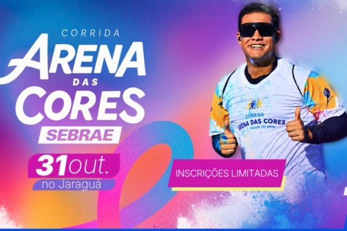 Corrida Arena das Cores convida Maceió para uma tarde de movimento, música e diversão