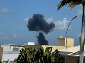 Caça da FAB cai no RN; piloto se salva ao se ejetar do avião