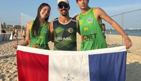 Com apoio do Governo, alagoanos se destacam no Mundial de Handebol de Praia, na Tunísia