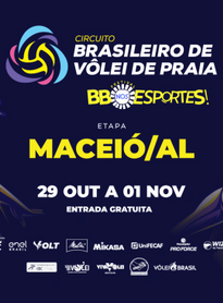 Circuito Brasileiro de Vôlei de Praia será realizado em Maceió a partir desta quinta-feira (29)