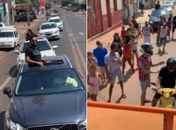 Empresário distribui R$ 10 mil nas ruas e justifica: ‘dividir lucro’