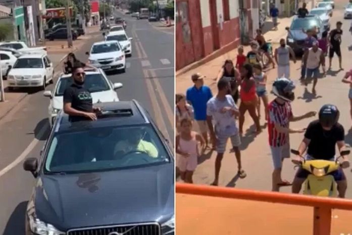 Empresário distribui R$ 10 mil nas ruas e justifica: ‘dividir lucro’