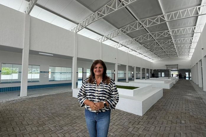 Prefeita Ziane Costa divulga evolução das obras na Escola Manoel Menezes e destaca o “antes e depois” da unidade