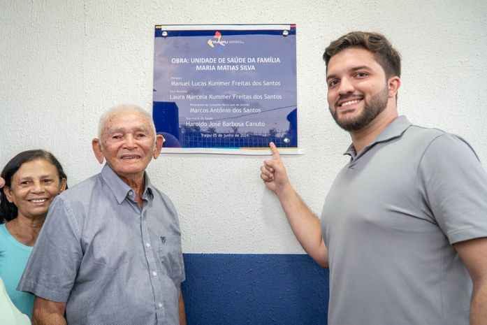 Prefeito Lucas Santos inaugura UBS no Povoado Piranhas