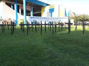 Cruzes no Bosque prestam homenagem aos mortos pelo Covid-19 em Arapiraca