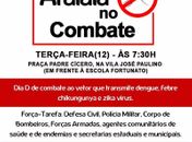 Força-tarefa contra o Aedes aegypti é iniciada em Atalaia