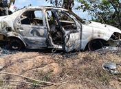 Polícia Científica identifica corpos encontrados carbonizados em carro na AL-405