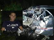 Taxista morre em acidente entre carro e carreta em União dos Palmares