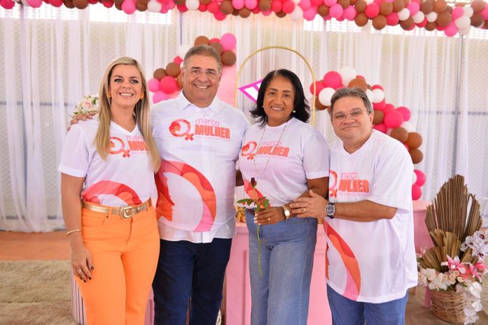 Prefeito George Clemente e vice-prefeito Dr. Benildo prestam homenagem às mulheres miguelenses