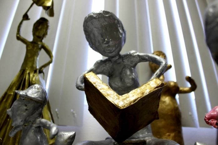 Deficientes visuais expõem obras na Secretaria de Planejamento