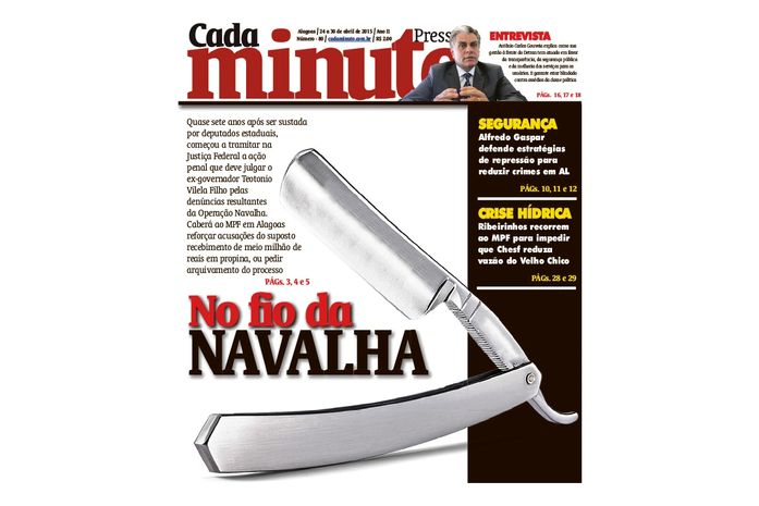 Capa da edição nº 80 do CadaMInuto Press