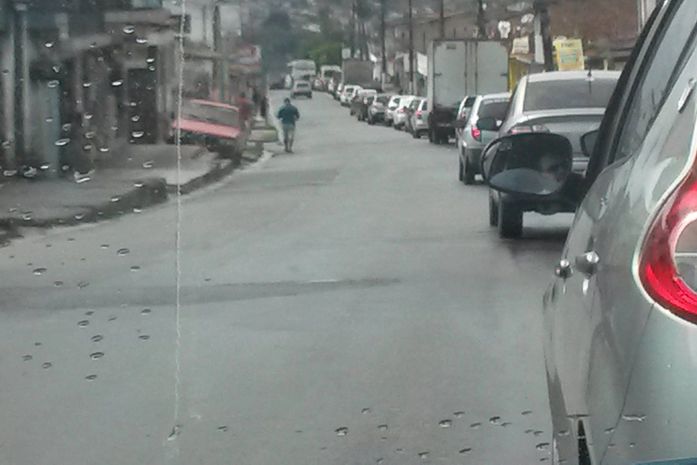 Chuvas caíram durante todo o dia
