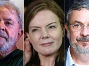 Lula, Gleisi e Palocci são acusados de receber propina nas eleições de 2014