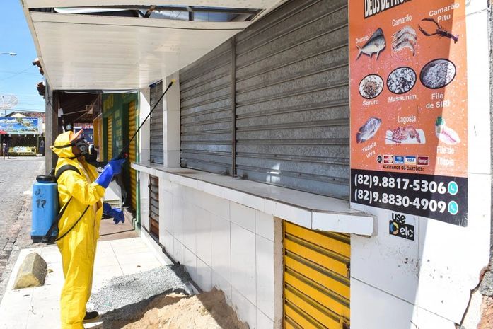 Centro receberá mutirão de limpeza e desinfecção