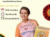 

Professora vilelense  lança, na 11ª Bienal,  a primeiríssima Cartilha Alagoana de Educação Quilombola. Salve!
