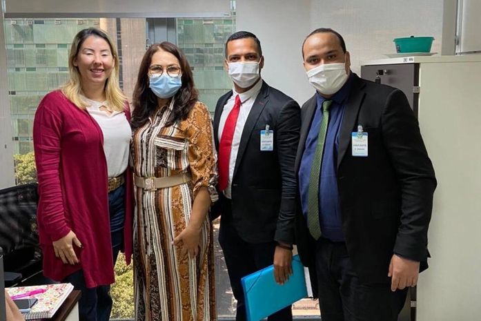 Secretaria da Infância, Juventude e Promoção da Paz de São Miguel dos Campos cumpre agenda em Brasília