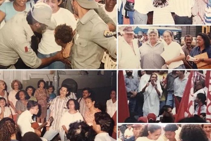 O fato mais importante do 17 de Julho de 1997, foi a UNIÃO entre policiais civis e militares, e todos nós, militantes sociais- afirma Heloisa Helena.