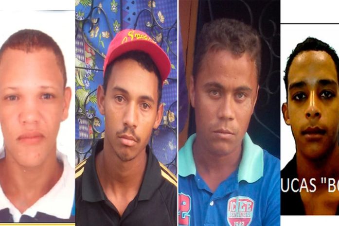 Carlos Caick Idelfonso de Oliveira, Maximiliano Jesus de Melo, Paulo Lourenço dos Santos e Lucas Eduardo Carício Fernandes (Divulgação)