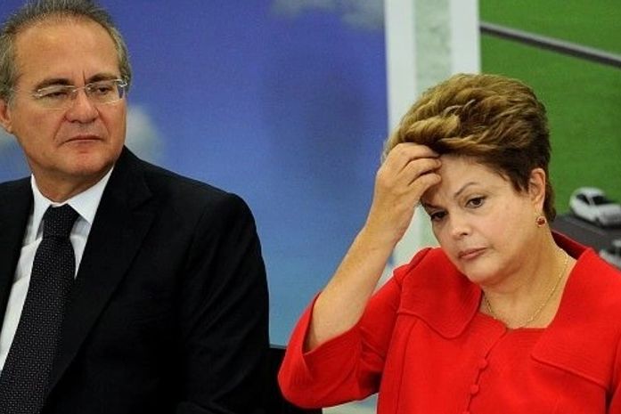 de maio. "A presidente não pode fazer isso. Se ela continuar fazendo isso, vai continuar não tendo condições de falar no dia 1º de maio", ironizou Renan