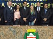 Presidente e membros são empossados na nova mesa diretora da Câmara de Vereadores