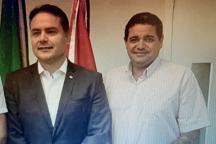 prefeito Márcio na última semana junto com o governador Renan Filho no Palácio