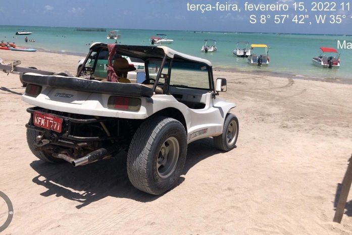 Fiscalização integrada flagra veículos em praia de Maragogi