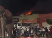 Incêndio em lanchonete atinge loja de celulares e casa abandonada no Sertão de AL