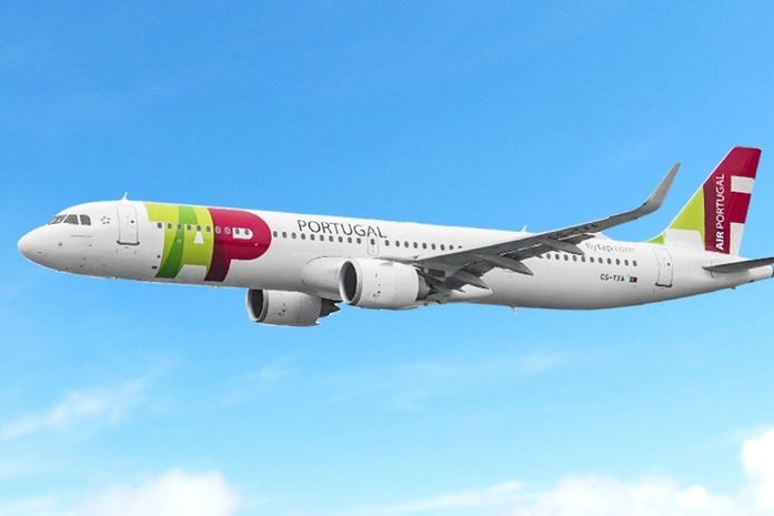 Aeronave da TAP A331neo que realiza os voos de Maceió para Lisboa.