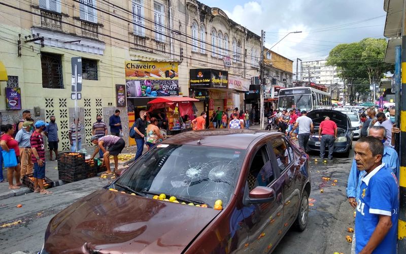 Motorista agredido no Centro