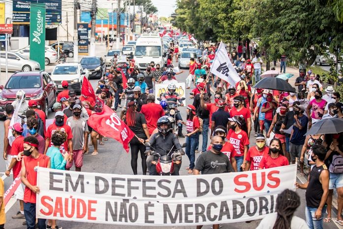 Manifestantes contra o governo Bolsonaro voltam às ruas neste sábado (19) em Maceió