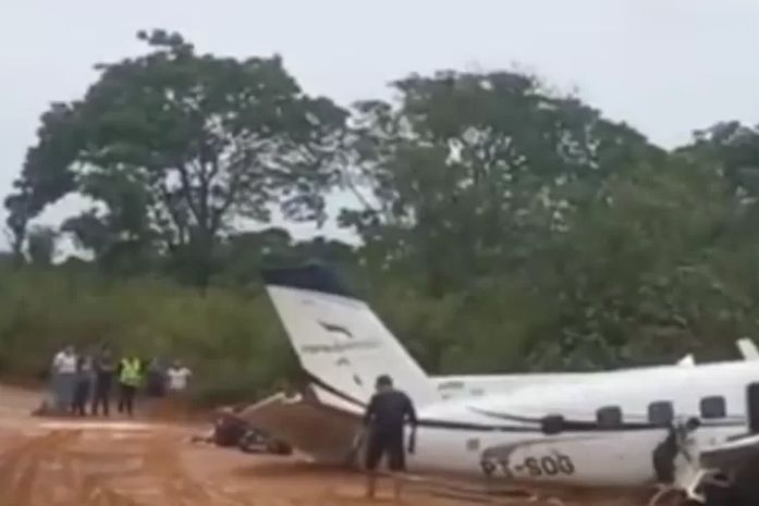 Avião caiu em Barcelos, no interior do Amazonas