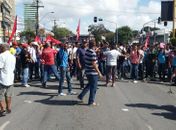 Protesto de estudantes na sexta (27) intrditou o tráfego na Fernandes Lima
