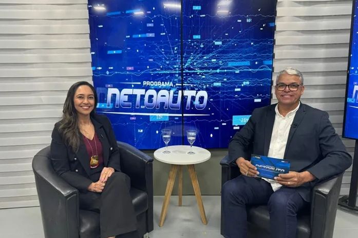 Programa Neto Auto entrevista a delegada Luci Mônica, titular da delegacia de proteção ao turista