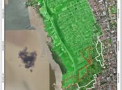 Mapa atualizado pela Defesa Civil Municipal