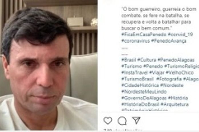 Prefeito de Penedo testa positivo para Covid 19