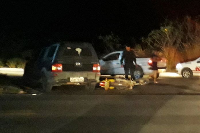 Colisão entre moto e carro deixa duas pessoas feridas em São Miguel dos Campos