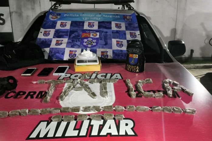 PM prende dois homens e apreende 1 kg de drogas em ações na capital e Zona da Mata