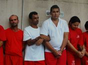 Os de branco são considerados os líderes da quadrilha (Celebridade' e 'Berinho')