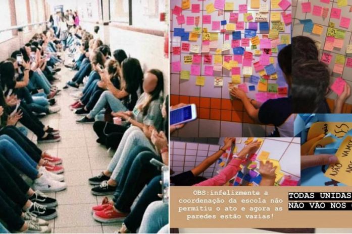 Quando o feminismo ocupa os corredores da escola,ou, parabéns meninas do SEB-Maceió.