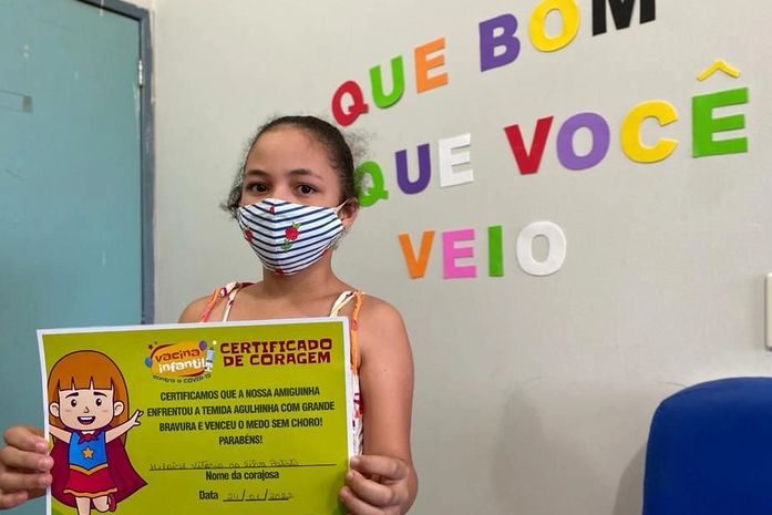 Com cine pipoca e personagens, Santana do Mundaú inicia campanha de vacinação infantil contra a Covid-19