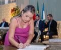 Em solenidade marcante, Nayara Teixeira inicia mandato à frente da Câmara Municipal de Anadia
