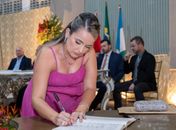 Em solenidade marcante, Nayara Teixeira inicia mandato à frente da Câmara Municipal de Anadia

