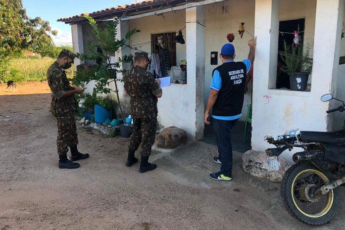 Em parceria com o Exército Brasileiro, equipe da Secretaria Municipal de Agricultura de Delmiro Gouveia inicia visita aos povoados para ampliação da Operação Pipa
