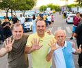 Francisco Sales inicia campanha com força total e reúne apoiadores em grande adesivaço no Santa Amélia