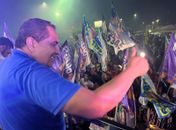Inácio Loiola e prefeito Tiago Freitas realizam carreata em Piranhas com Paulo Dantas e Renan Filho⠀